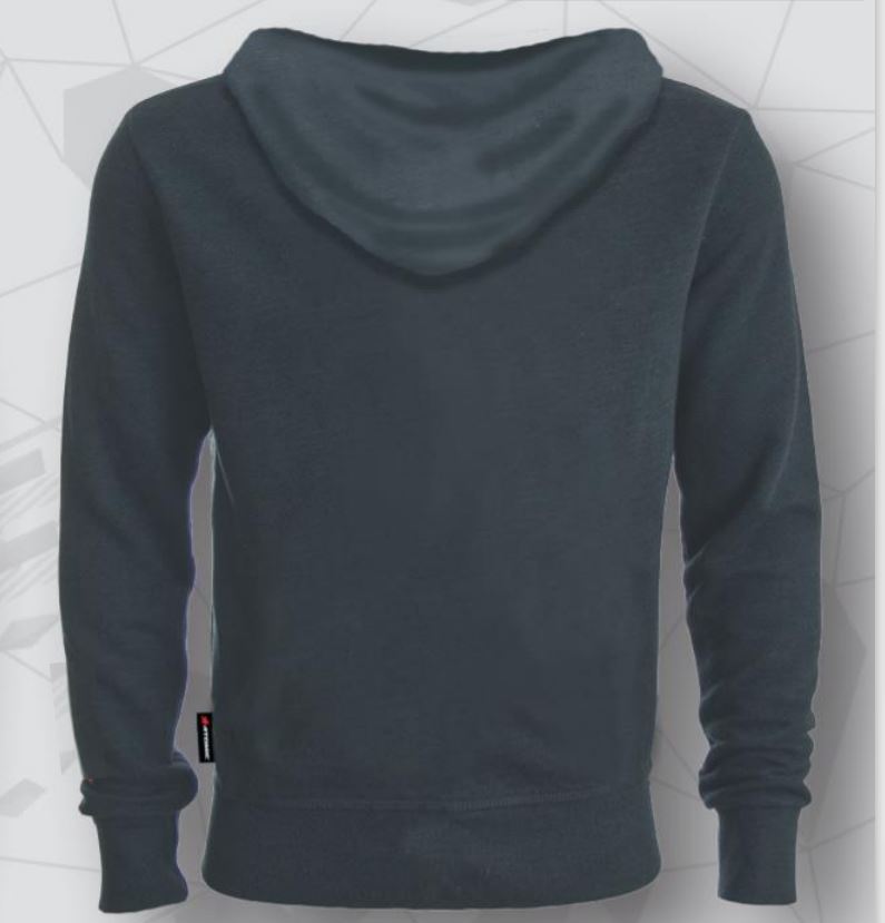 ATOMIC MOTORSPORT COLLECTION AMC-003-M Lightweight Full-Zip Hoodie, dark grey, size M Photo-1