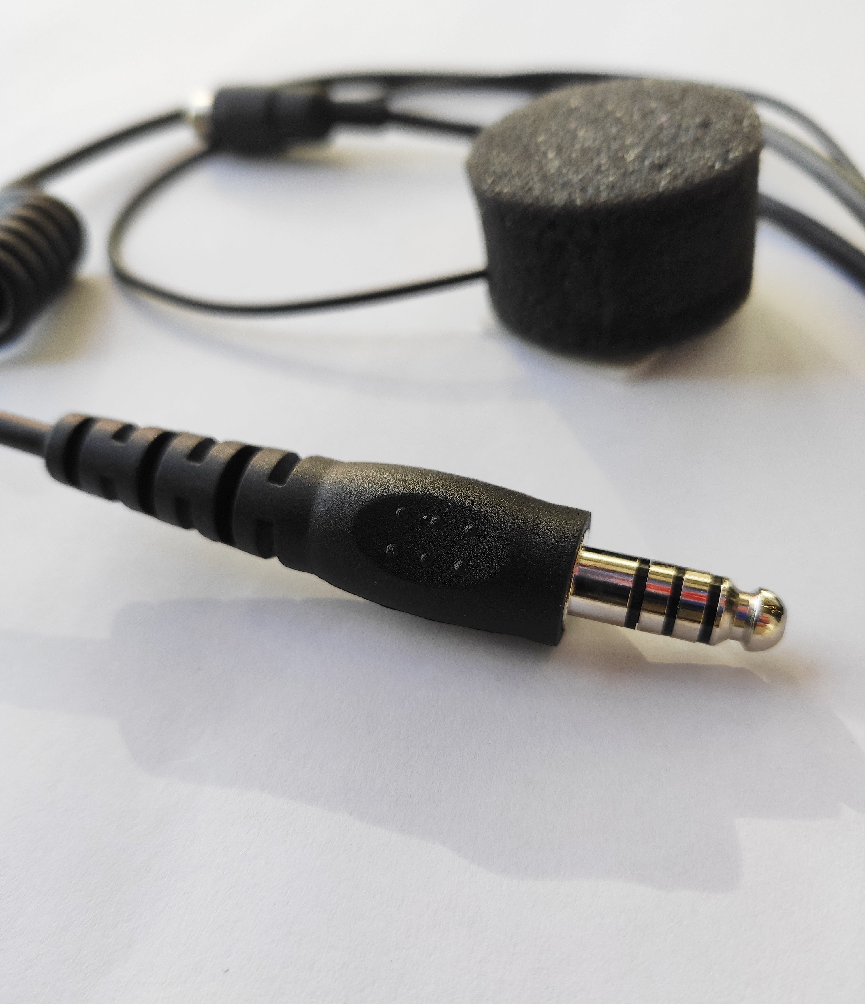 ZERONOISE 6300011 Radio helmet kit for Full Face helmet, Male Nexus 4 PIN, with RCA connector for earplugs Photo-2