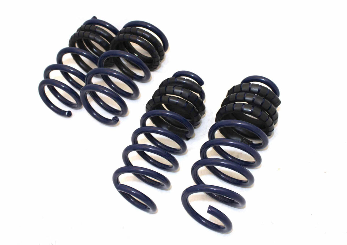 UNPLUGGED PERFORMANCE UP-M3-310-1.1 Dual Rate Lowering Spring Set, RWD, Long Range - Low for TESLA Model 3 Photo-0