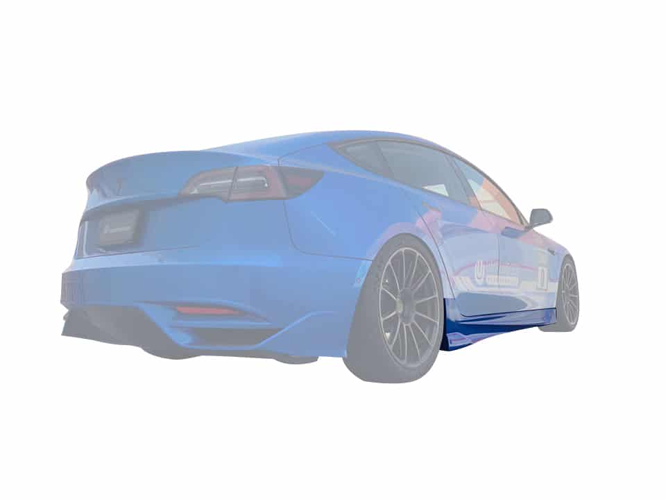UNPLUGGED PERFORMANCE UP-M3-303-3.1 Ascension Side Skirts, Autoclaved PFRP for TESLA Model 3 Photo-1