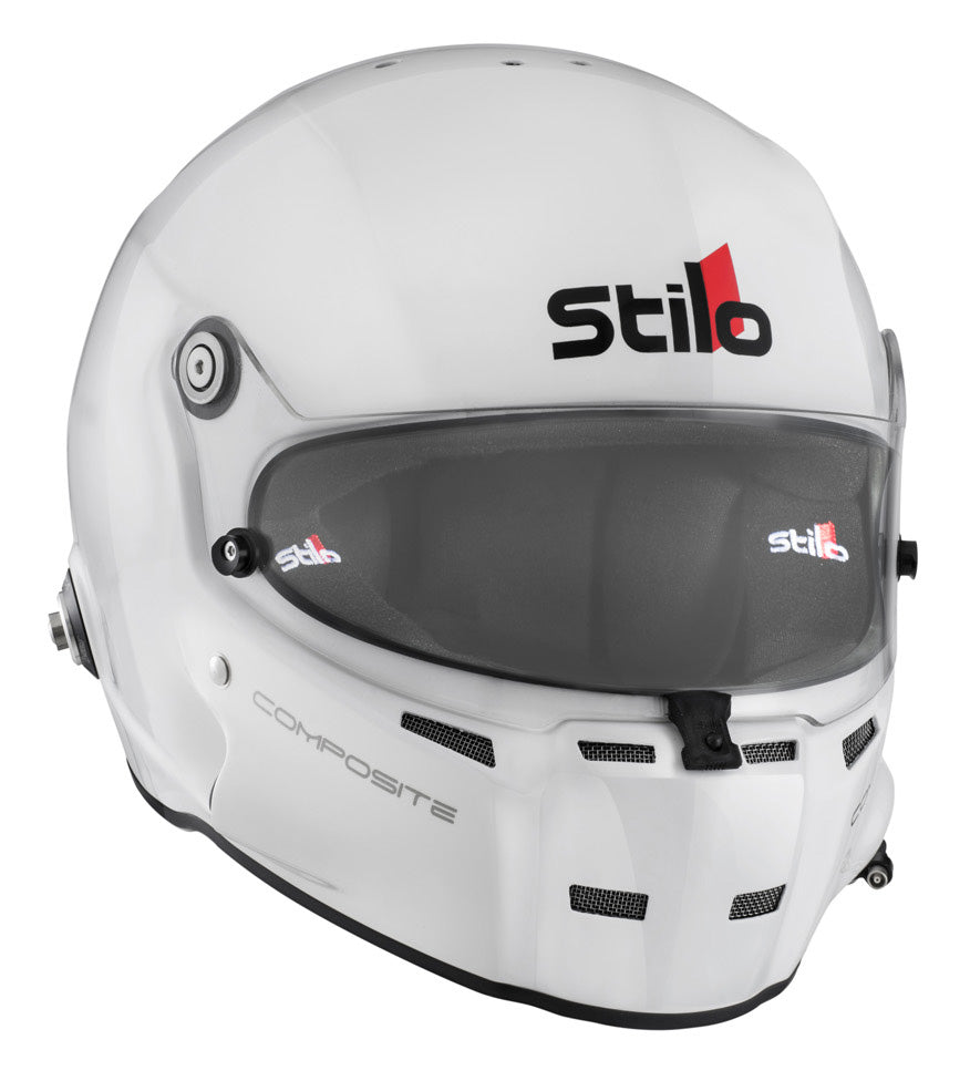 STILO AA0700CG2T540101 Full-face helmet ST5F COMPOSITE Turismo, HANS, SA2020/FIA, white/black, size 54 Photo-1