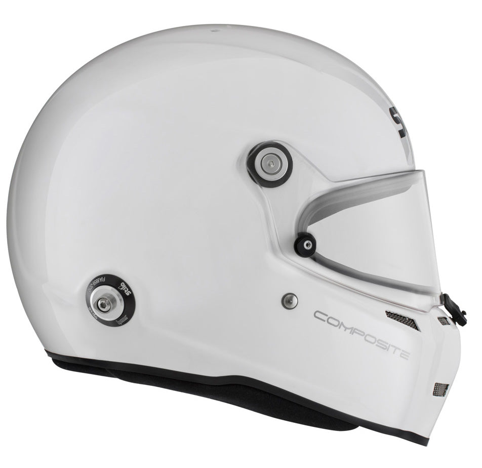 STILO AA0710AG2T610101 ST5 FN Composite Racing full face helmet, HANS, SA2020/FIA, white/black, size 61 Photo-4
