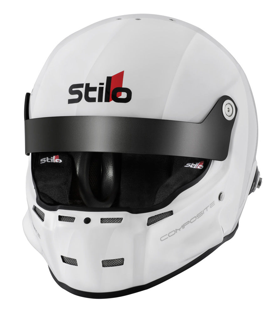 STILO AA0701BG2T630101 ST5R COMPOSITE Rally helmet, intercom, SA2020/FIA, HANS, white/black, size 63 Photo-4