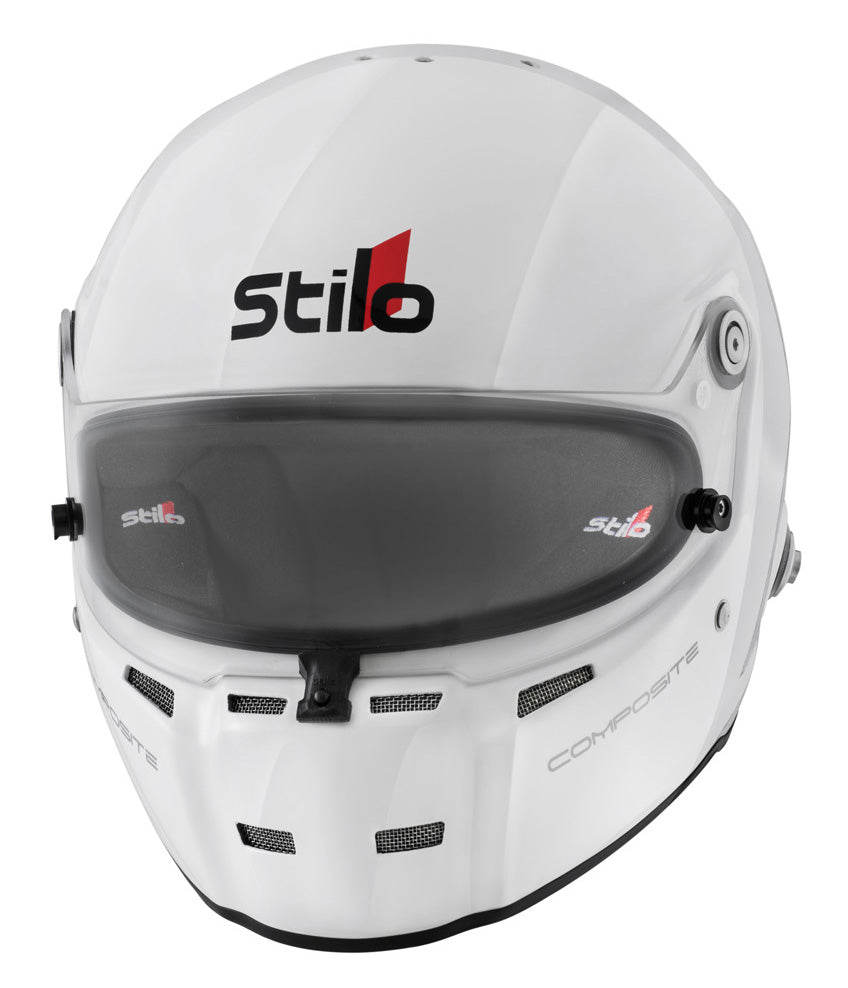 STILO AA0710AG2T570101 ST5 FN Composite Racing full face helmet, HANS, SA2020/FIA, white/black, size 57 Photo-0