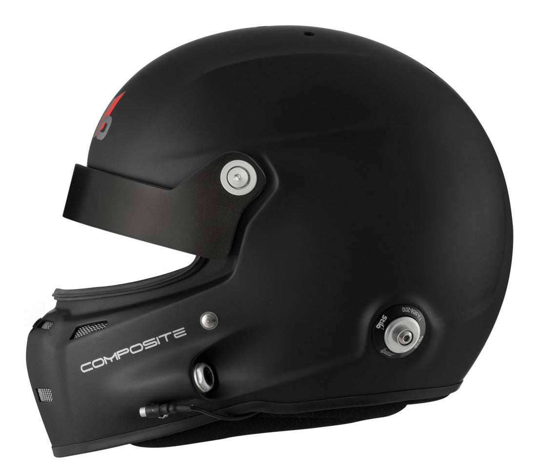 STILO AA0702CG2T630401 ST5 GT COMPOSITE Racing full face helmet, HANS, SA2020/FIA, matt black, size 63 Photo-3