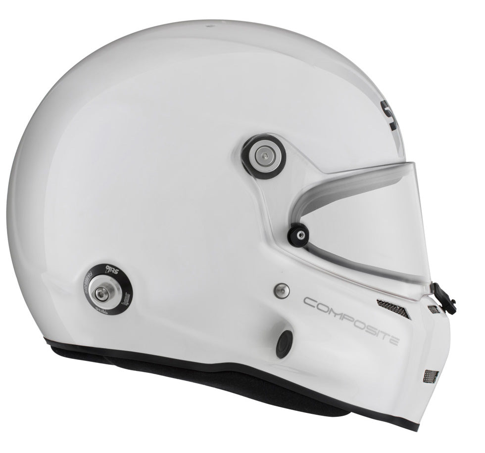 STILO AA0700CG2T610101 Full-face helmet ST5F COMPOSITE Turismo, HANS, SA2020/FIA, white/black, size 61 Photo-4