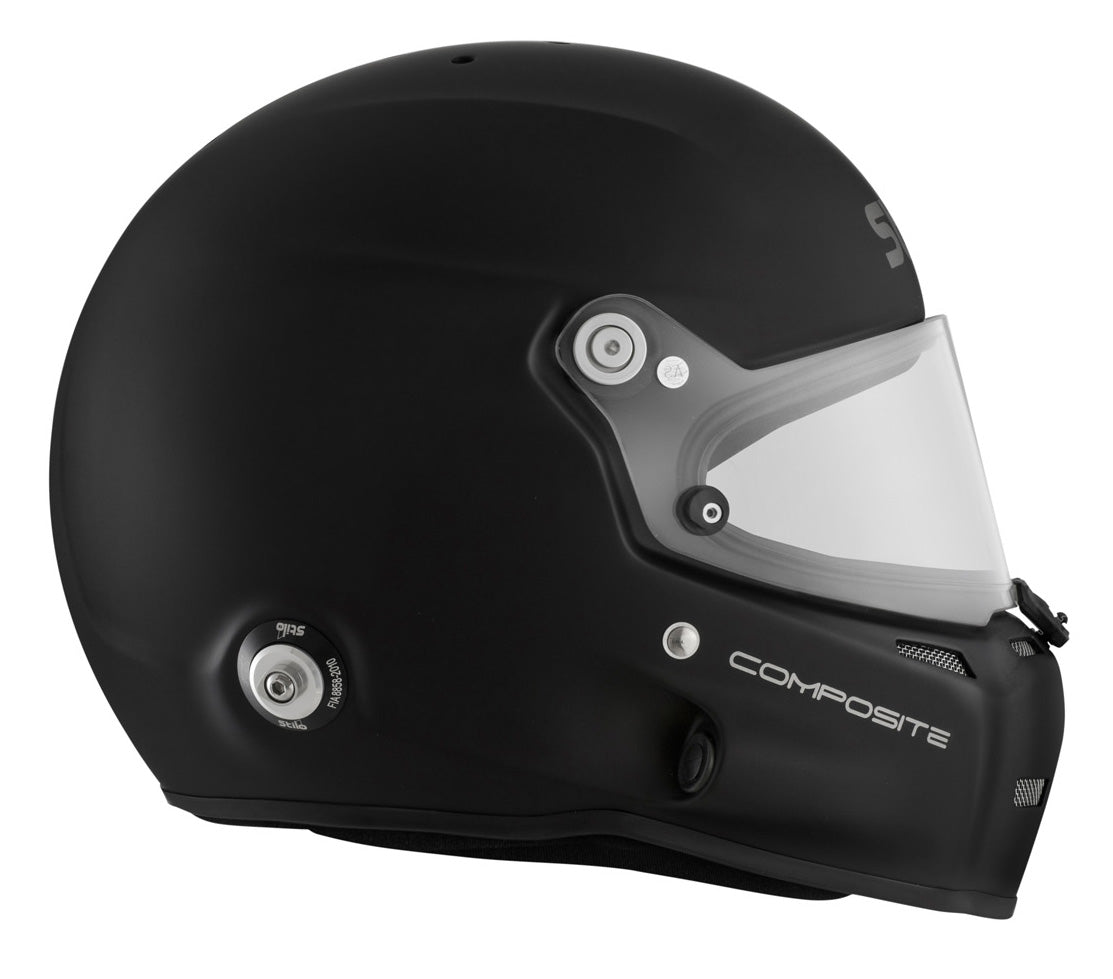 STILO AA0700CG2T570401 Full-face helmet ST5F COMPOSITE Turismo, HANS, SA2020/FIA, matt black, size 57 Photo-4