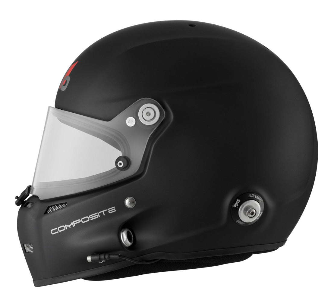 STILO AA0700CG2T570401 Full-face helmet ST5F COMPOSITE Turismo, HANS, SA2020/FIA, matt black, size 57 Photo-3