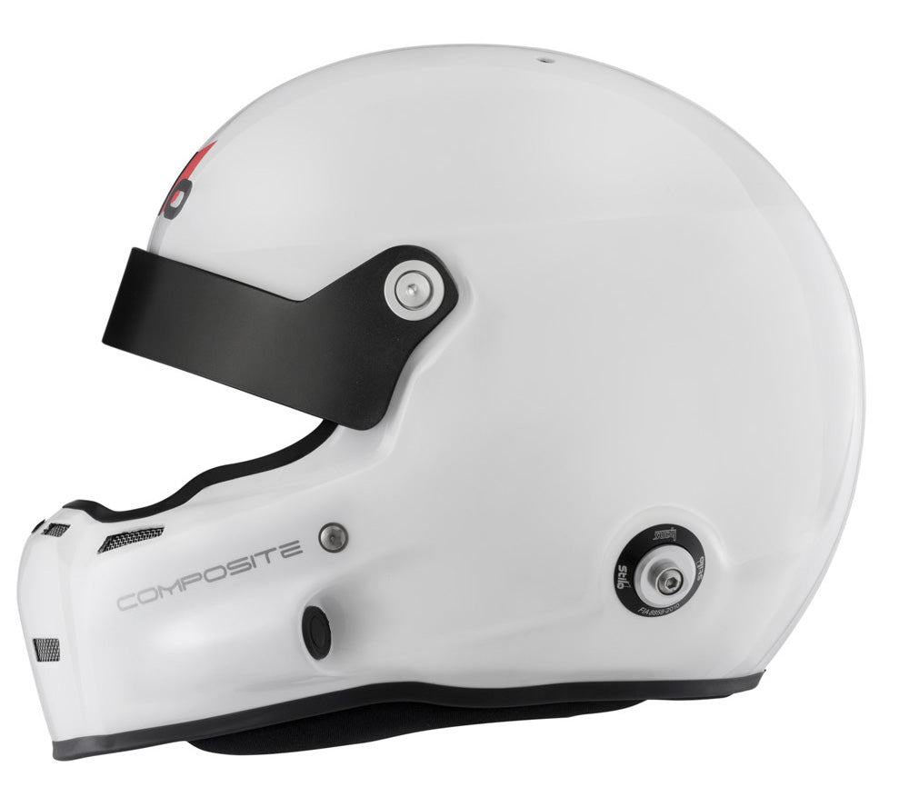 STILO AA0701BG2T550101 ST5R COMPOSITE Rally helmet, intercom, SA2020/FIA, HANS, white/black, size 55 Photo-1