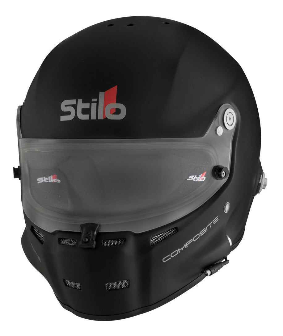 STILO AA0700CG2T550401 Full-face helmet ST5F COMPOSITE Turismo, HANS, SA2020/FIA, matt black, size 55 Photo-0