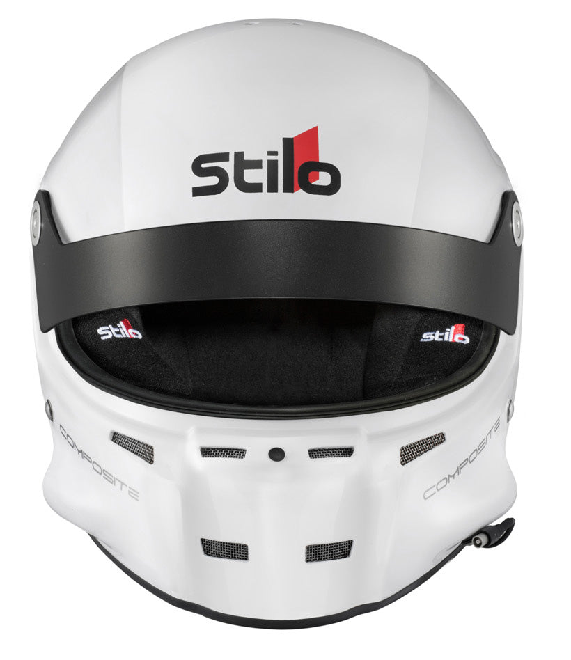 STILO AA0702CG2T610101 ST5 GT COMPOSITE Racing full face helmet, HANS, SA2020/FIA, white/black, size 61 Photo-2