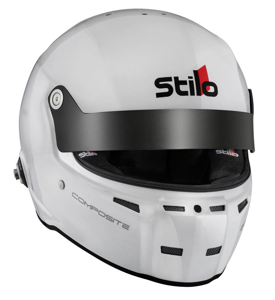 STILO AA0712AG2T590101 ST5GT N COMPOSITE Racing full face helmet, HANS, SA2020/FIA, white/black, size 59 Photo-1