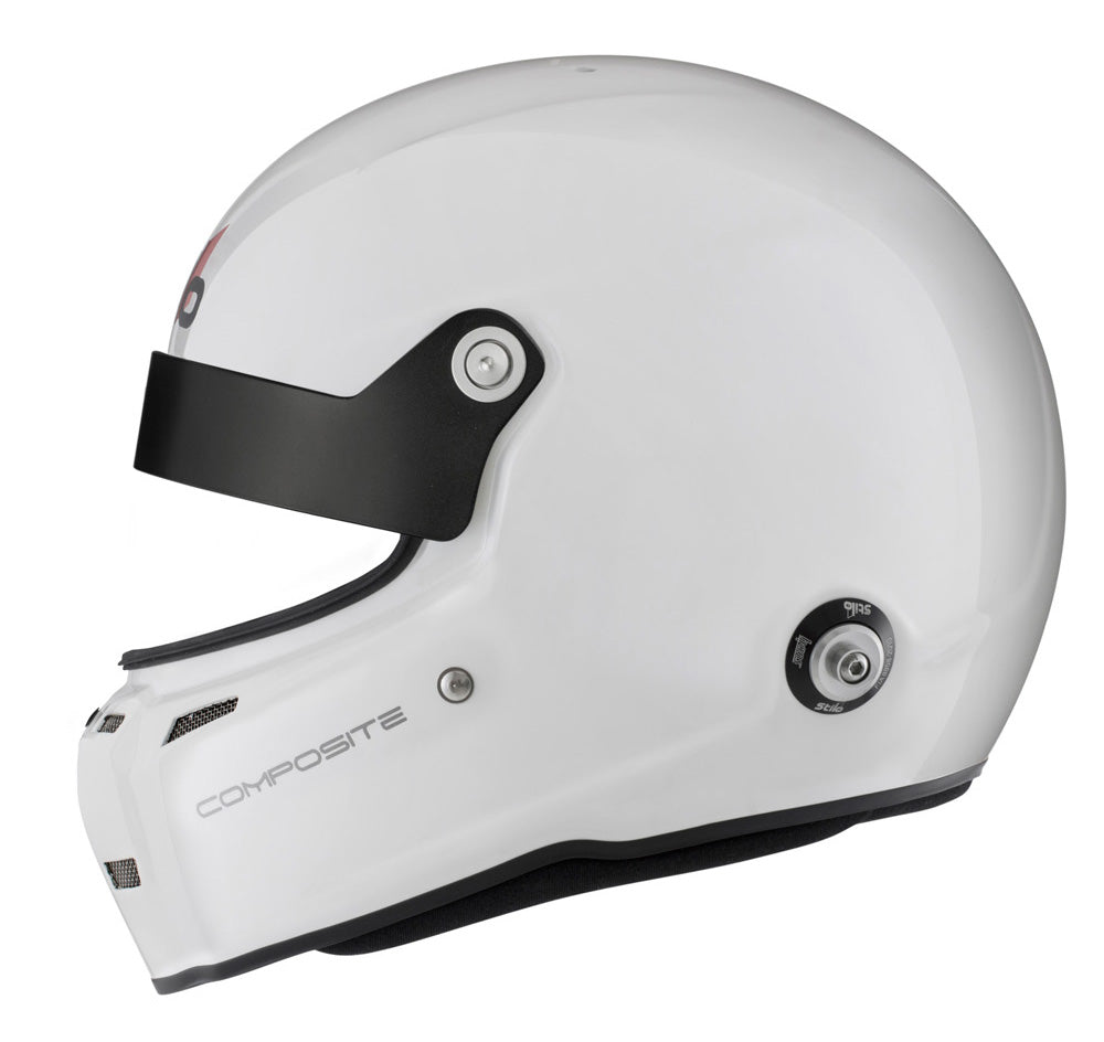 STILO AA0712AG2T590101 ST5GT N COMPOSITE Racing full face helmet, HANS, SA2020/FIA, white/black, size 59 Photo-3