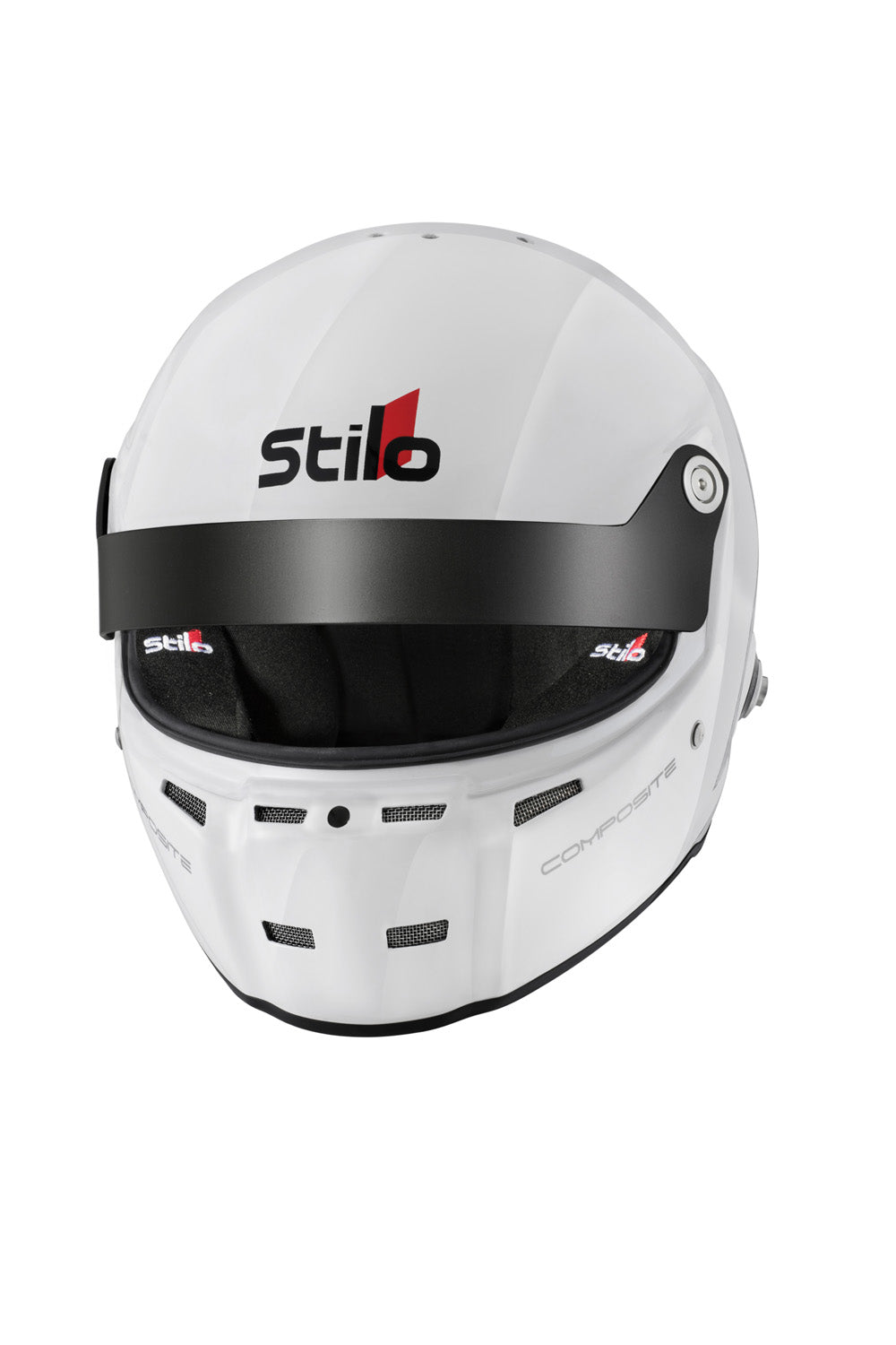 STILO AA0712AG2T640101 ST5GT N COMPOSITE Racing full face helmet, HANS, SA2020/FIA, white/black, size 64 Photo-0