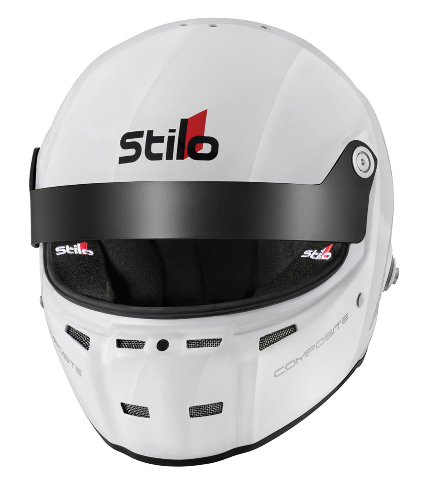 STILO AA0712AG2T570101 ST5GT N COMPOSITE Racing full face helmet, HANS, SA2020/FIA, white/black, size 57 Photo-0