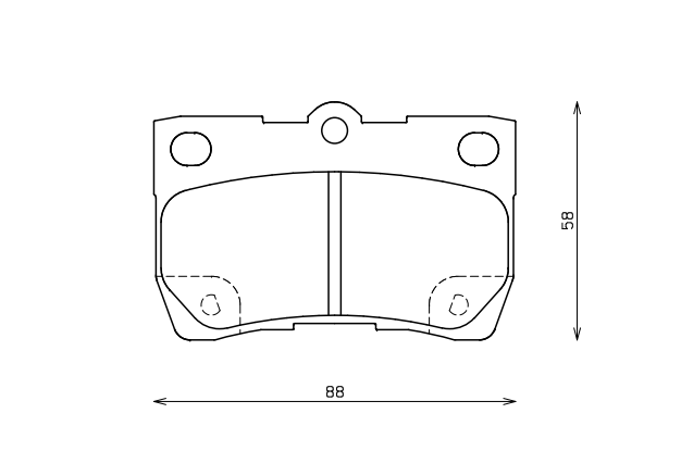 ENDLESS EP422SSY Rear brake pads LEXUS IS 250/350 (06-12) Photo-0