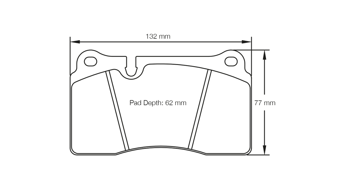 PAGID 4906-RSC1 Rear Brake Pads for CHEVROLET CORVETTE / FERRARI F430 Photo-0