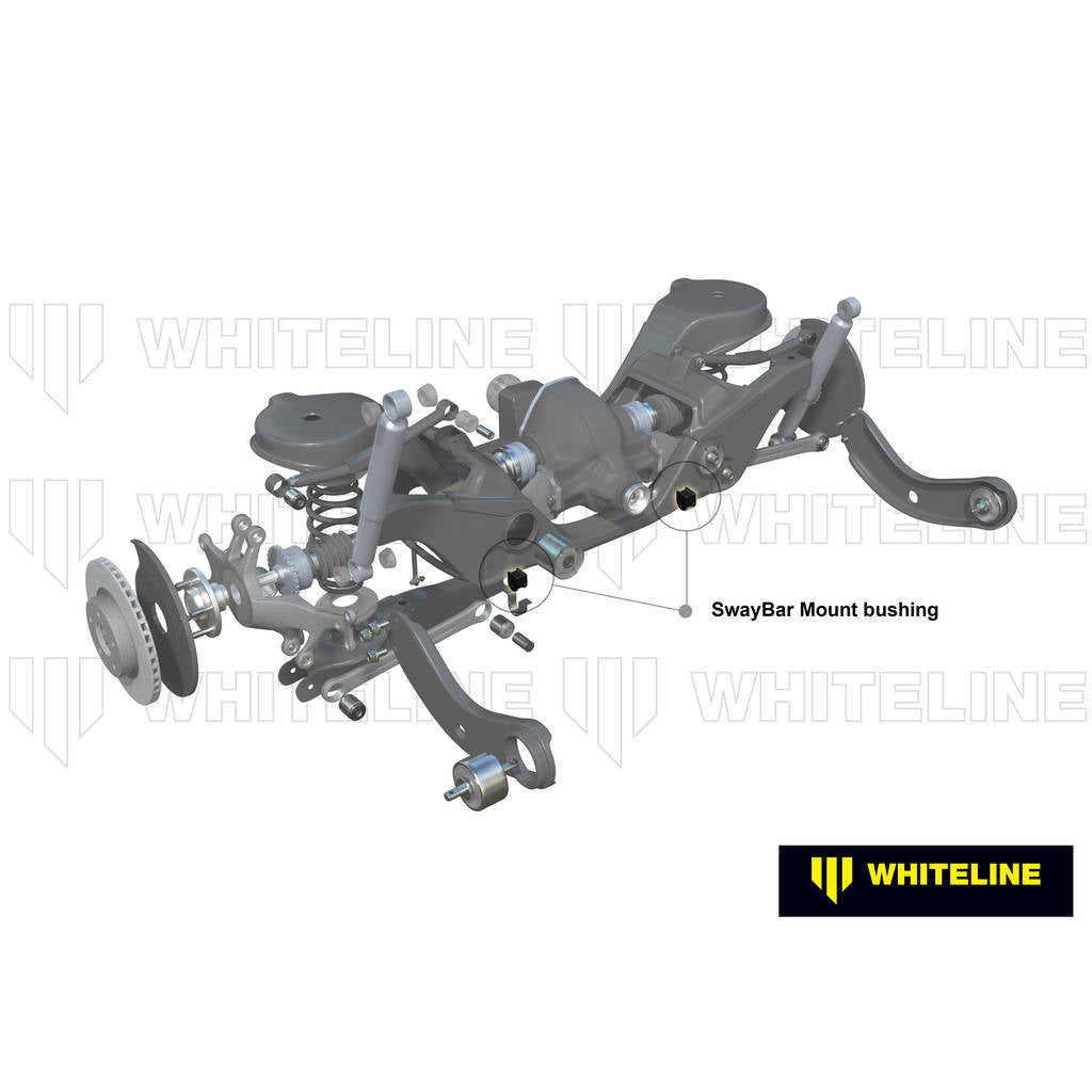 WHITELINE KSK058-22 Rear Anti Roll Bar Mount - Bushing Kit 22mm for Whiteline Anti Roll Bars Photo-1