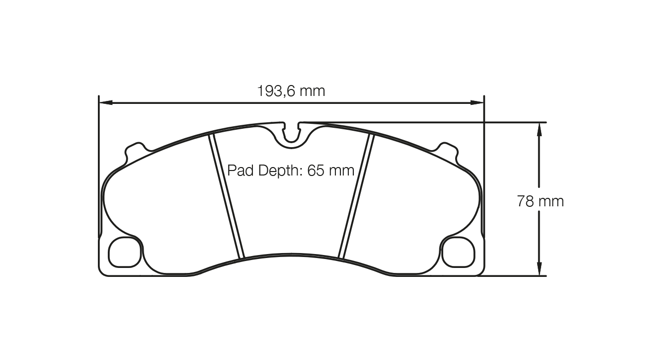 PAGID 4908-RSC1 Front Brake Pads for PORSCHE 718 Cayman GTS 4.0 982C (PCCB brakes) / 991.2 3.0 Carrera GTS (iron brakes) Photo-0