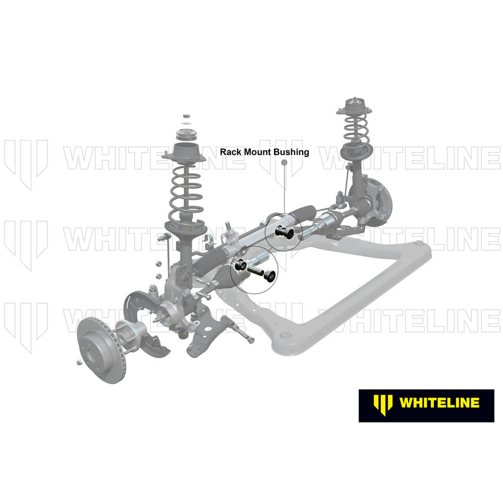 WHITELINE W13213 Front Steering Rack/Pinion - Mount Bushing Kit for Hyundai iLoad, iMax/Mitsubishi Triton Photo-2
