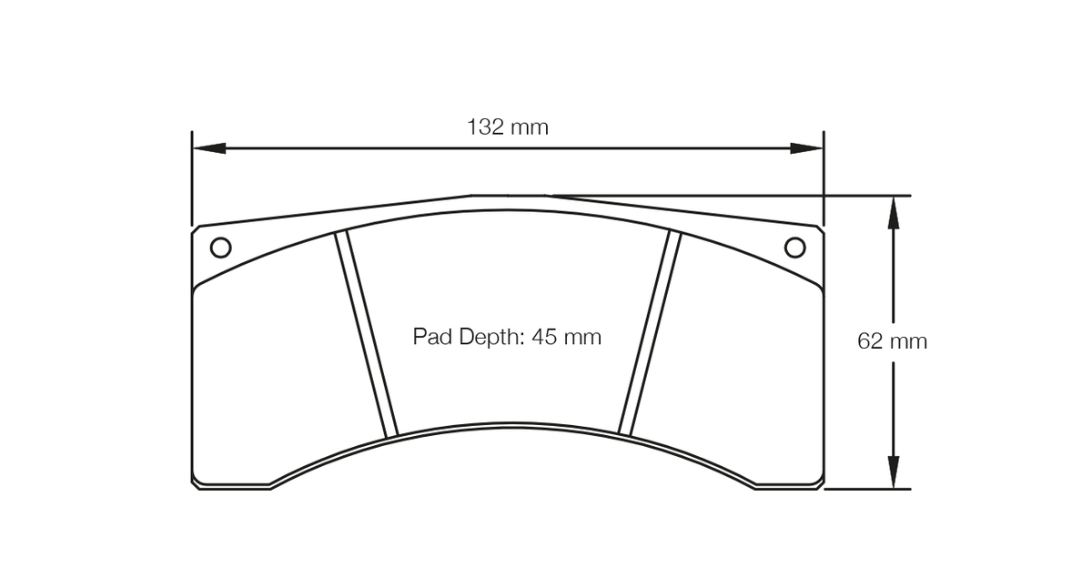 PAGID 8060-RST2 Brake Pads for AP Racing CP7031 - 4S0L / 5S0L D32 (F3 caliper) Photo-0