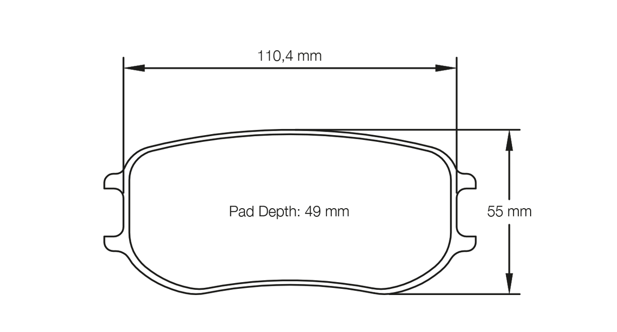 PAGID 4929-RST3 Rear Brake Pads for PORSCHE 991 GT3 Cup MR / Cayman GT4 MR (PFC brakes 28/26 mm) Photo-0