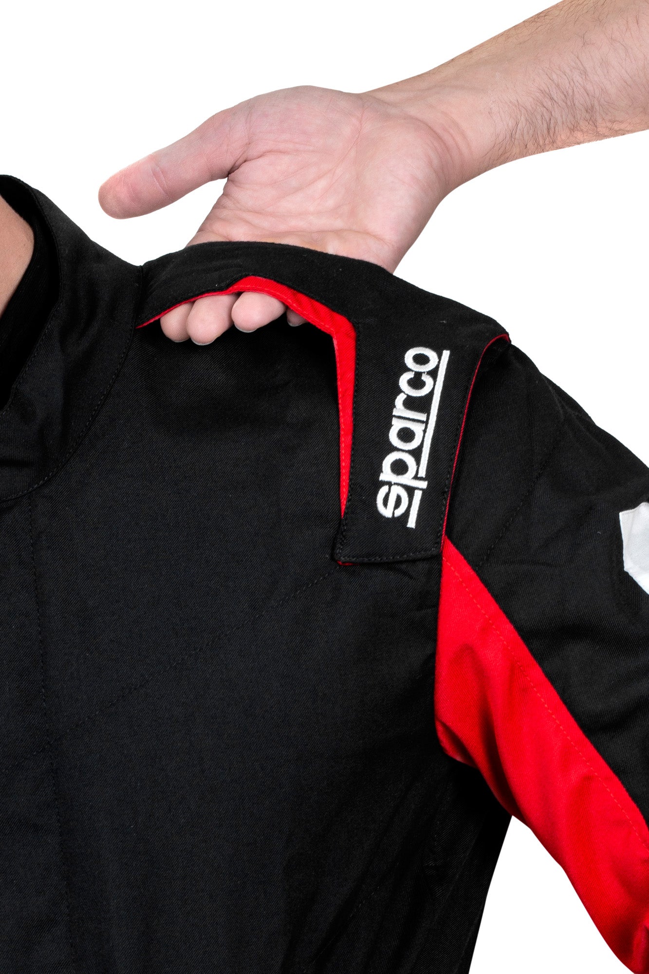 SPARCO 001059NRRS4XL ONE Racing suit, SFI 3.2A/1, black/red, size XL Photo-6