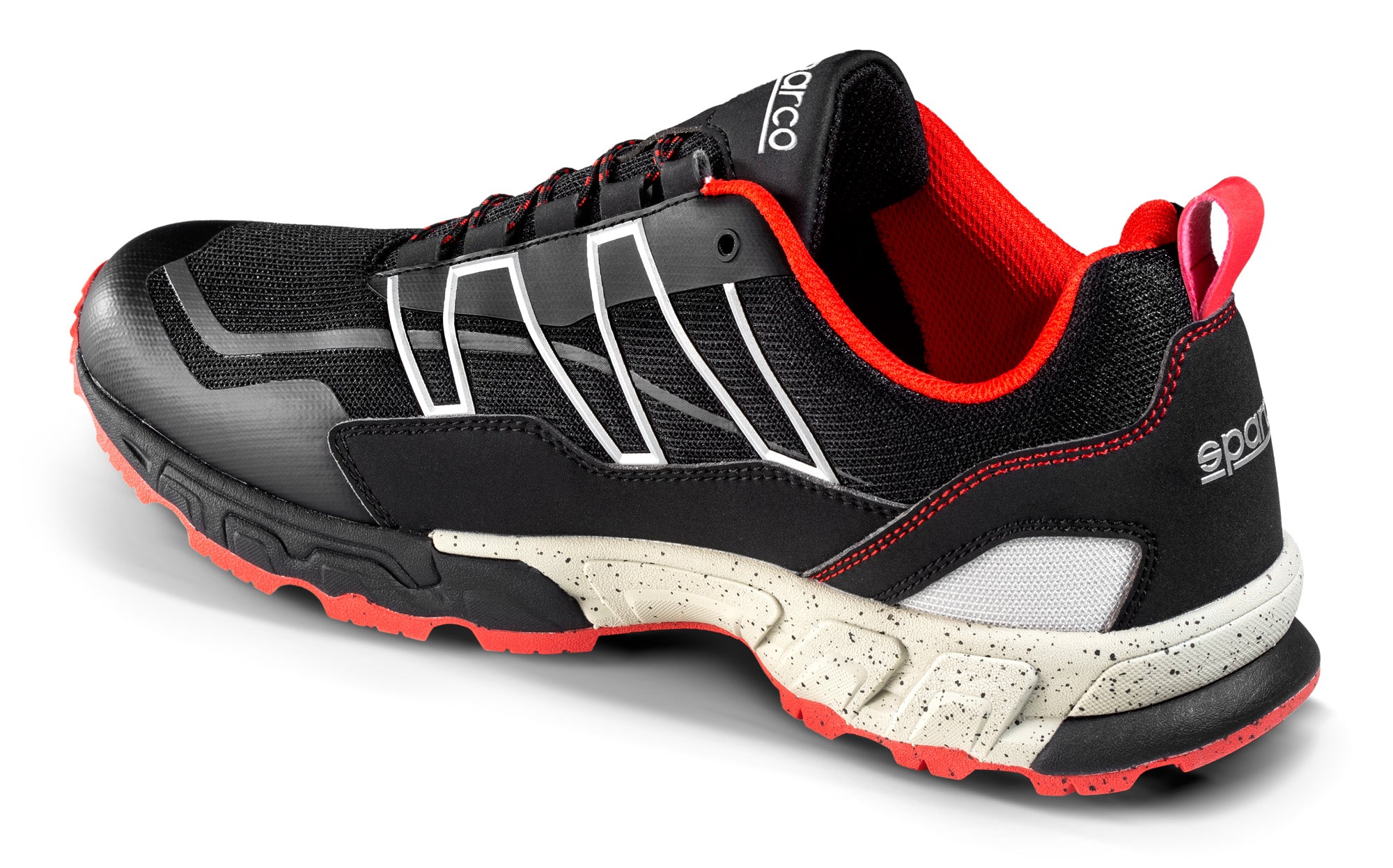 SPARCO 00128938NRRS TORQUE Mechanic shoes, black/red, size 38 Photo-1