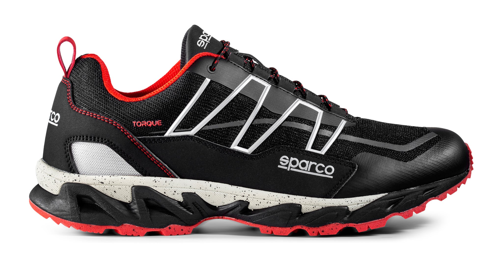 SPARCO 00128937NRRS TORQUE Mechanic shoes, black/red, size 37 Photo-0