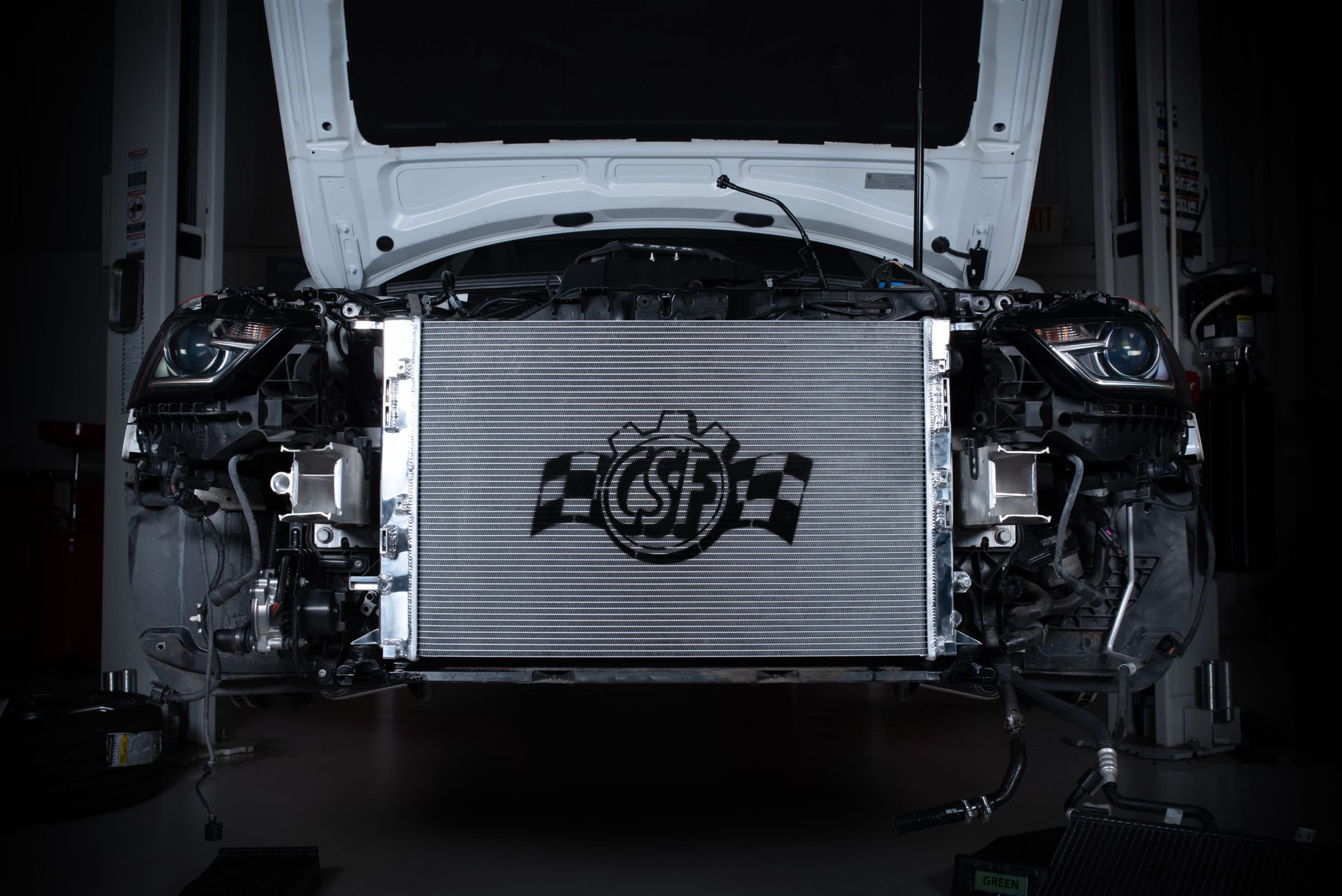 CSF 7091 High-Performance 2-Row Radiator for AUDI (B8) S4/S5 / PORSCHE Macan S/GTS Photo-4
