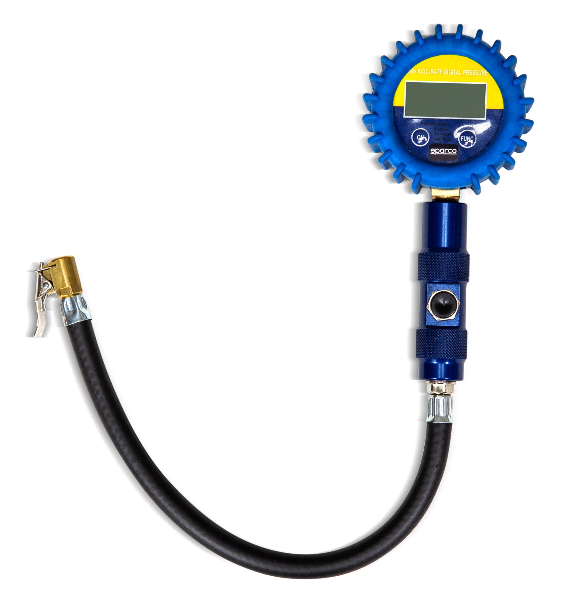SPARCO 2941063D Digital Tyre Pressure Gauge, 0-7 bar, 63 mm Photo-0