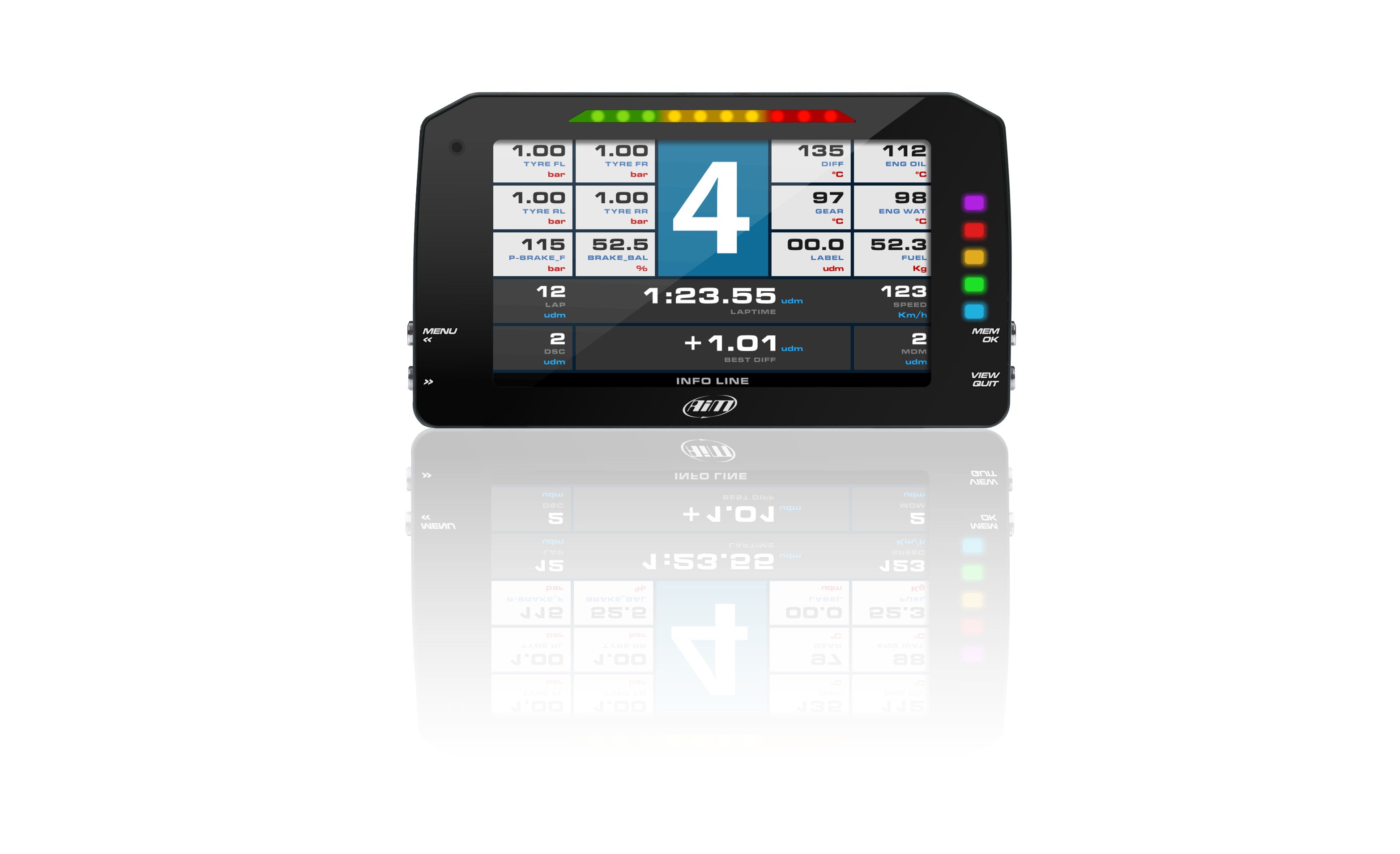 AIM XC1PDM08D06G130C2 PDM08 D 6" Icons GPS 130 Photo-1