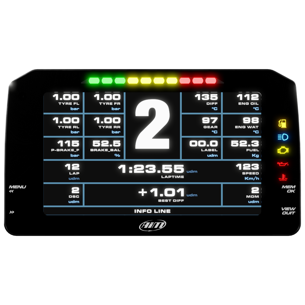 AIM XC1D06000 DASH 6" Icons Photo-0