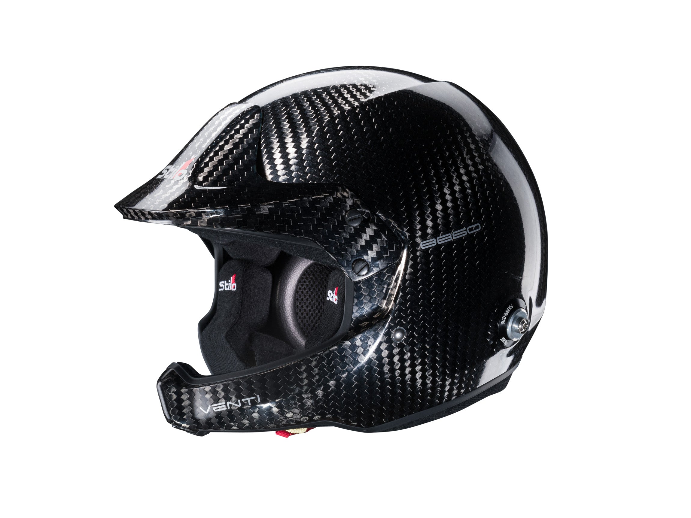 STILO AA0220BG1R61 Venti WRC DES Rally, intercom, HANS, FIA 8860-2018, carbon, size 61 Photo-3
