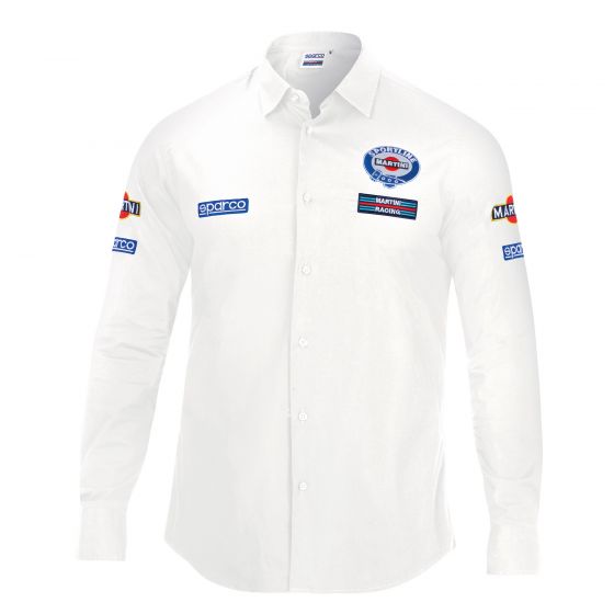 SPARCO 01277MRBI0XS Long sleeve shirt MARTINI-R, white size XS Photo-0