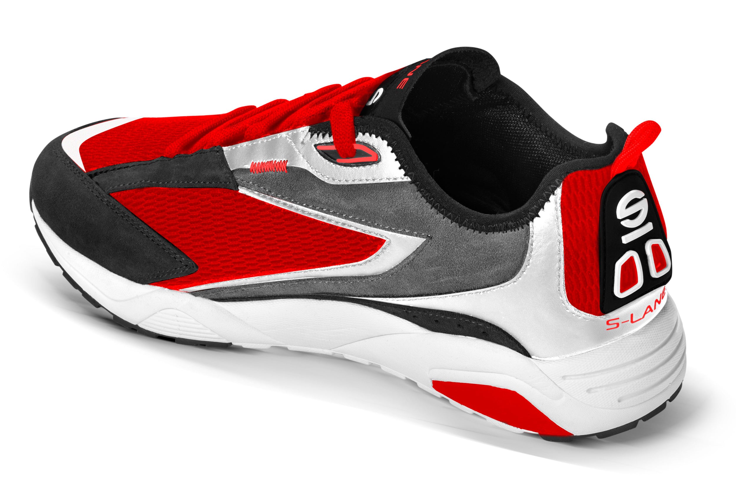 SPARCO 00129245NRRS S-LANE Shoes, black/red, size 45 Photo-2