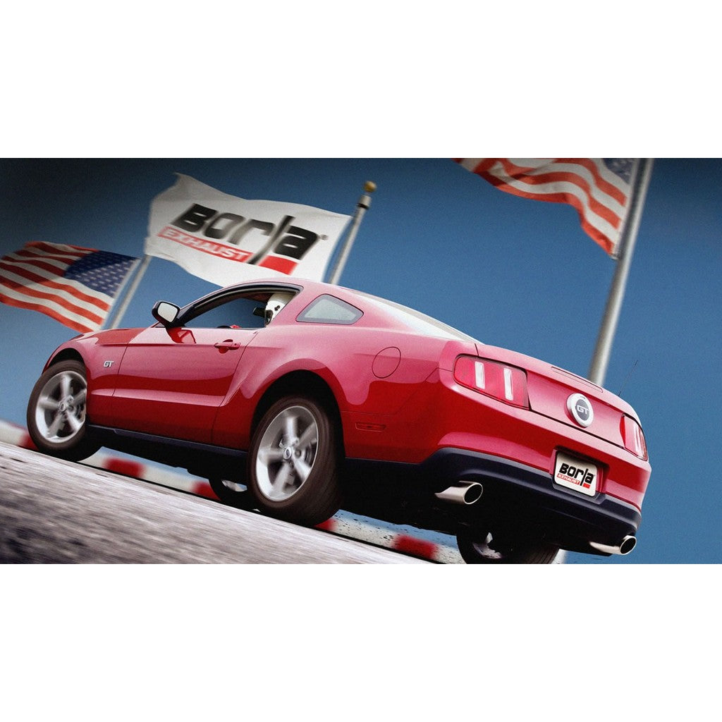 BORLA 11777 Rear Section Mustang GT 2010 S-Type Photo-1