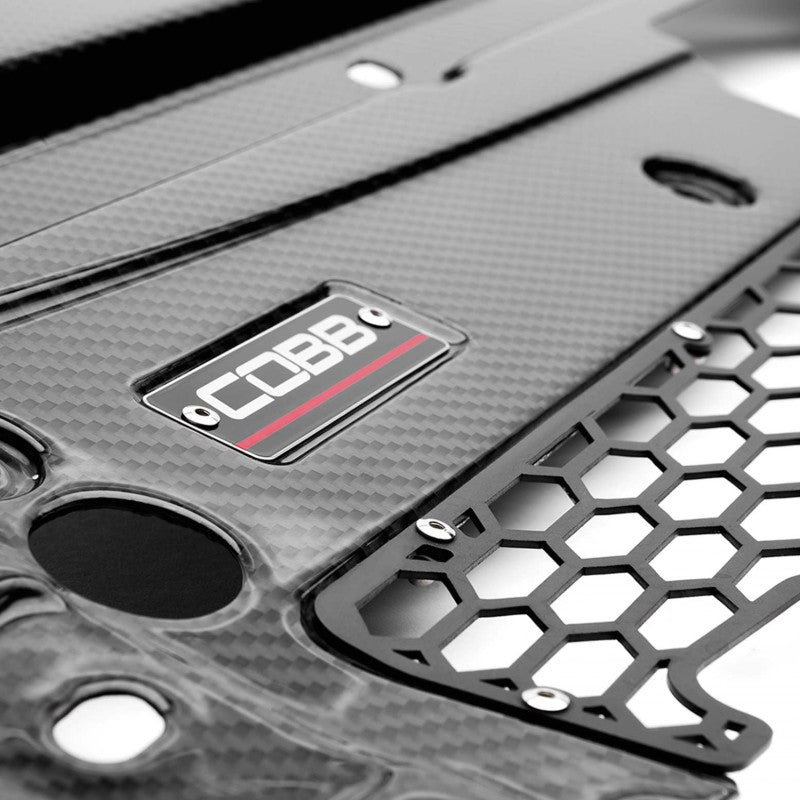 COBB 4F3660 Radiator Shroud Redline (Carbon Fiber) for FORD F-150 Ecoboost Raptor / Tremor / Limited / (3.5L / 2.7L) 2021-2023 Photo-2