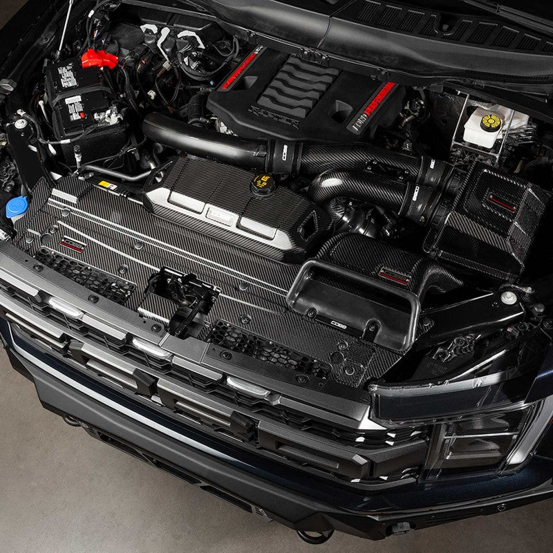 COBB 4F3660 Radiator Shroud Redline (Carbon Fiber) for FORD F-150 Ecoboost Raptor / Tremor / Limited / (3.5L / 2.7L) 2021-2023 Photo-6