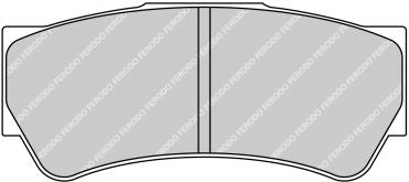 FERODO FRP3103W Brake Pads DS1.11 for Caliper Brembo 07.A262.20 Photo-0
