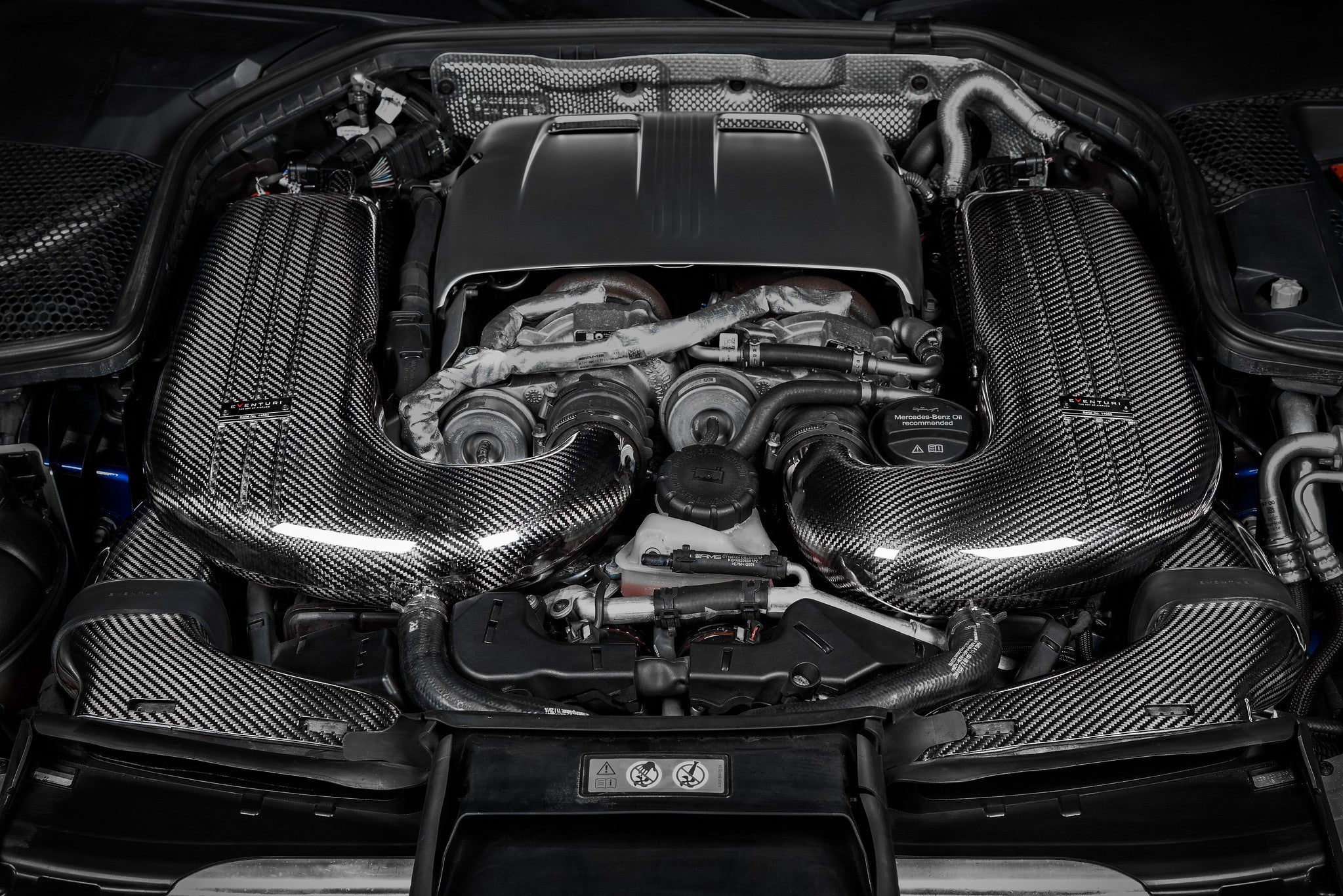 EVENTURI EVE-C63S-CF-INT Intake system MERCEDES-Benz AMG W205 C63S (carbon fiber) Photo-2