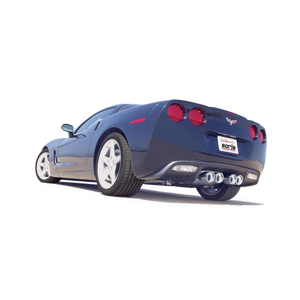 BORLA 11814 Rear Section C6 CORVETTE 2005-2008 Touring Photo-1