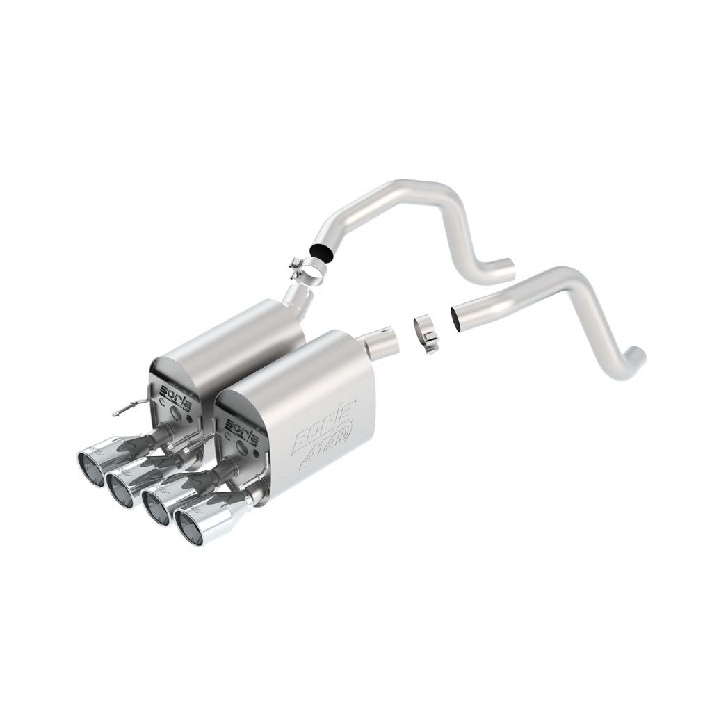 BORLA 11816 Rear Section C6 CORVETTE 2005-2008 ATAK Photo-0