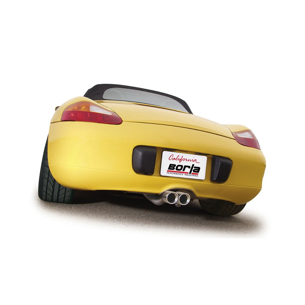 BORLA 140115 Cat Back Exhaust System BOXSTER S 00-04 3.2L 6 CYL MT Photo-1