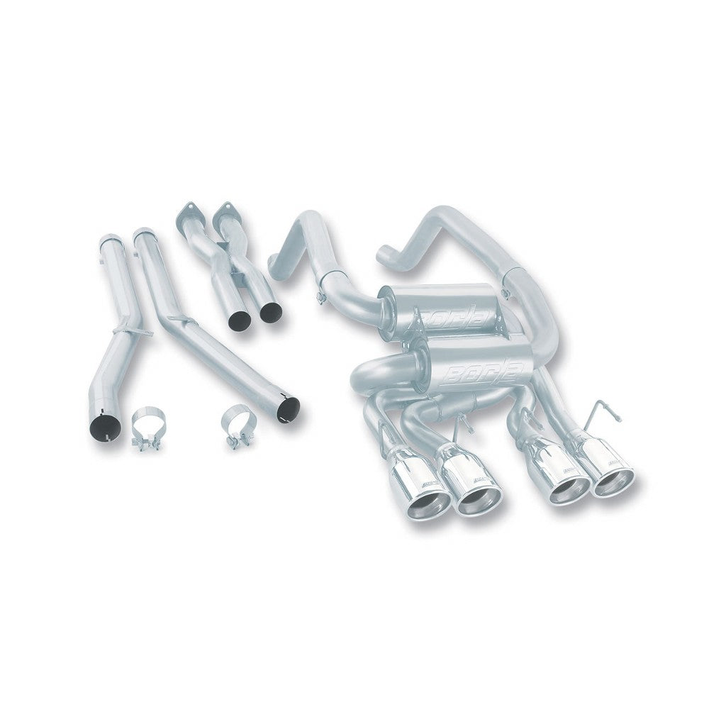 BORLA 140128 Cat Back Exhaust System CORV 05 C6 6.0L V8 AT / MT RWD Photo-0