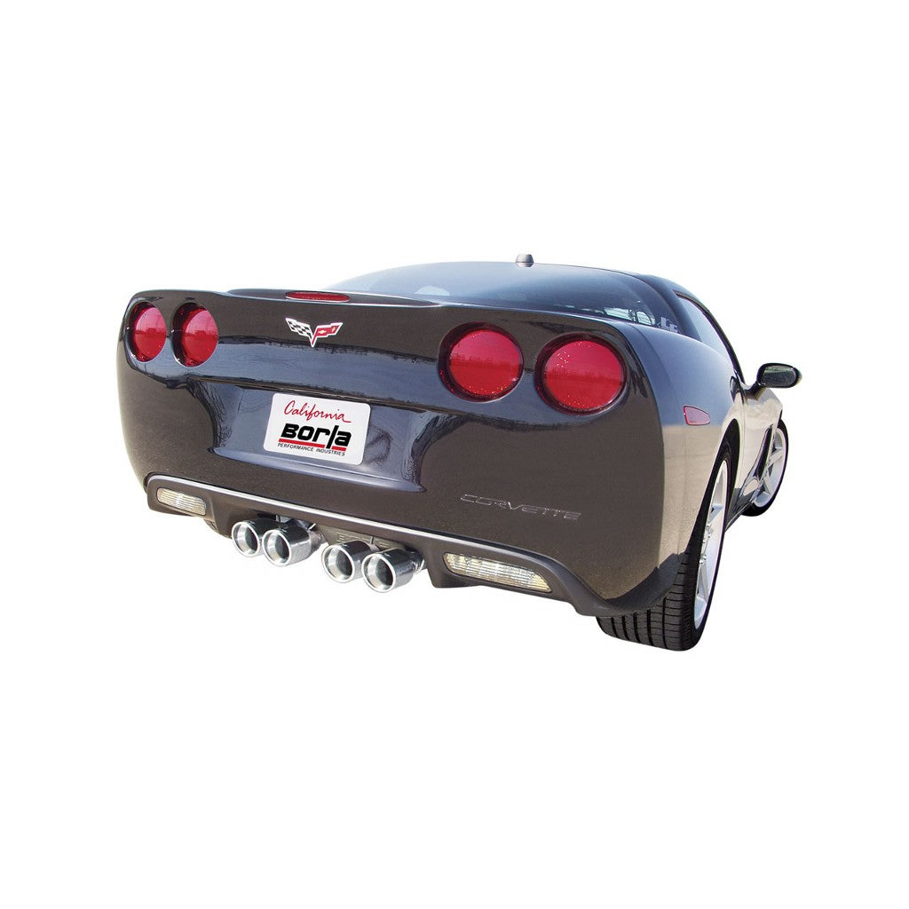 BORLA 140128 Cat Back Exhaust System CORV 05 C6 6.0L V8 AT / MT RWD Photo-1