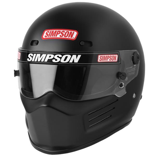 SIMPSON 7210048 SUPER BANDIT Full face helmet, Snell SA2020, matt black, size XL Photo-0