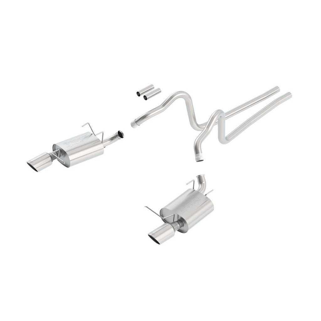 BORLA 140375 Cat Back Exhaust System Mustang v6 2011-2013 S-Type Photo-0