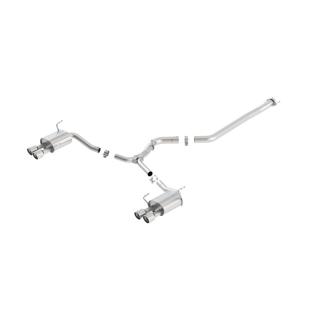BORLA 140418 Cat Back Exhaust System WRX STI SEDAN 2011 2.5L TURBO Photo-0