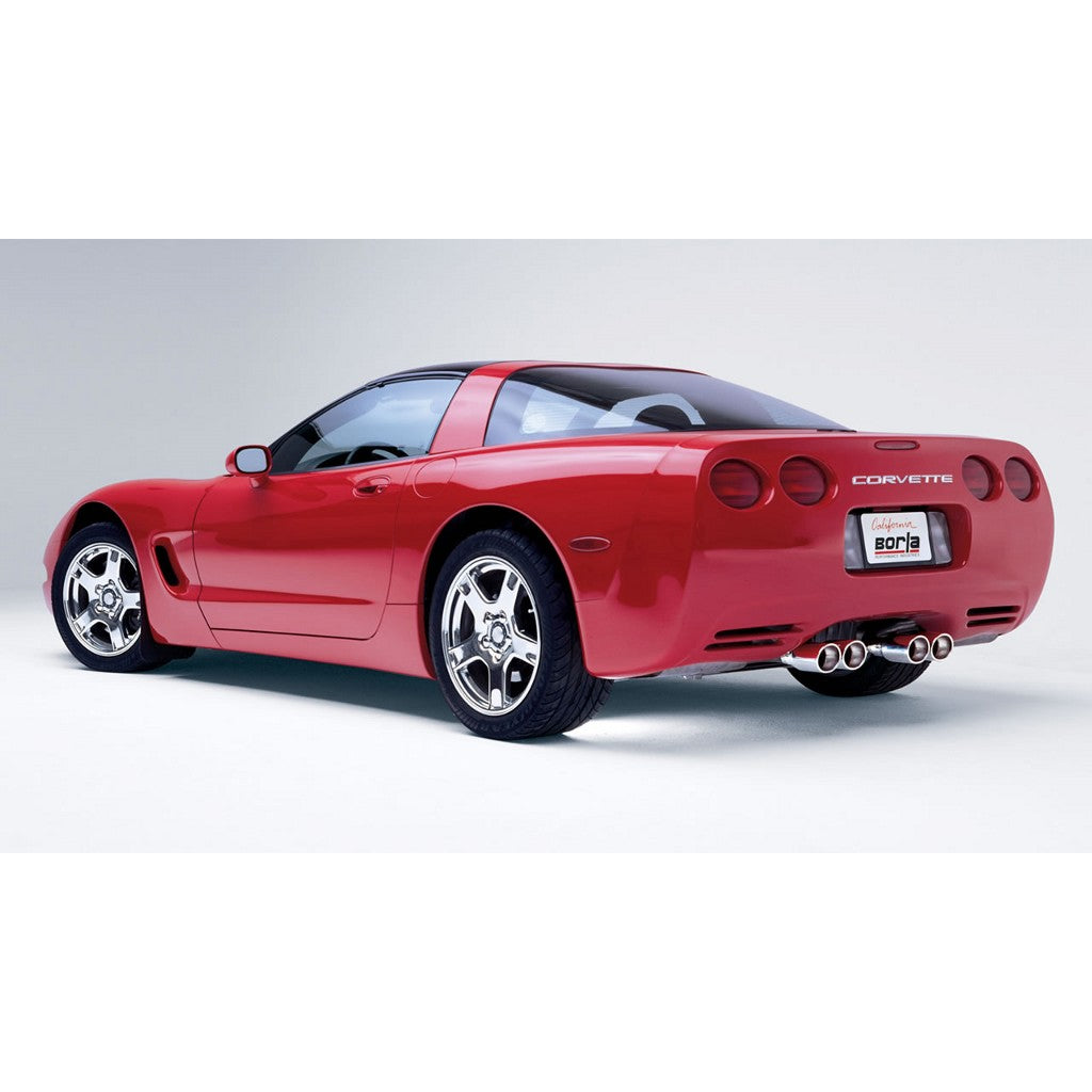 BORLA 140426 Cat Back Exhaust System CORV C5 / ZO6 97-04 "TOURING" Photo-1